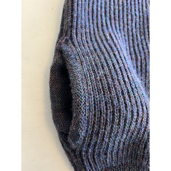 Vintage Shawl Collar Wool Cardigan Size Large Made in Britain Grandpa Sweater - Picture 7 of 12